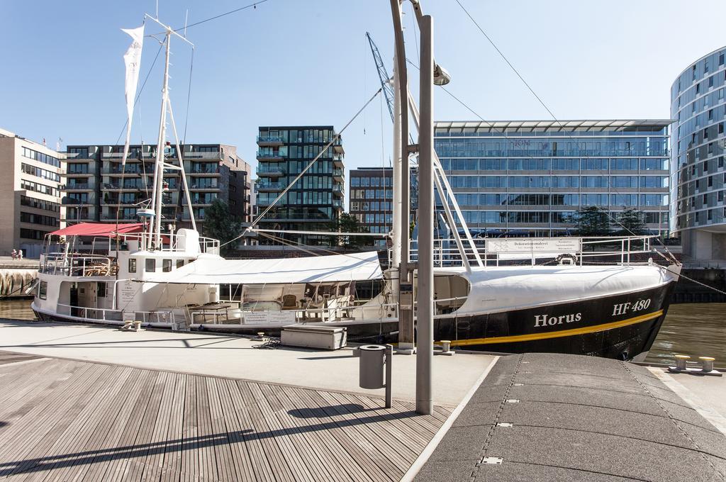 Apartmán Horus Hausboot Hamburk Exteriér fotografie